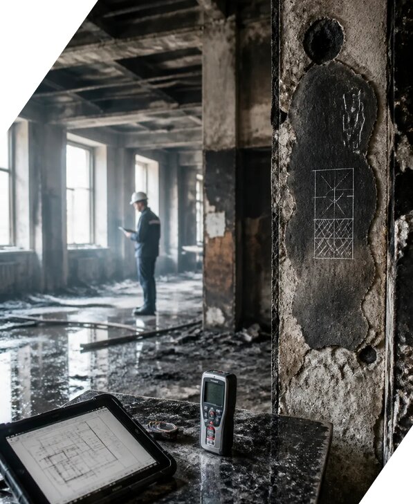 Обследование зданий после пожара в Красноуфимске от 15236 р. | ЭкспертизаРоссия